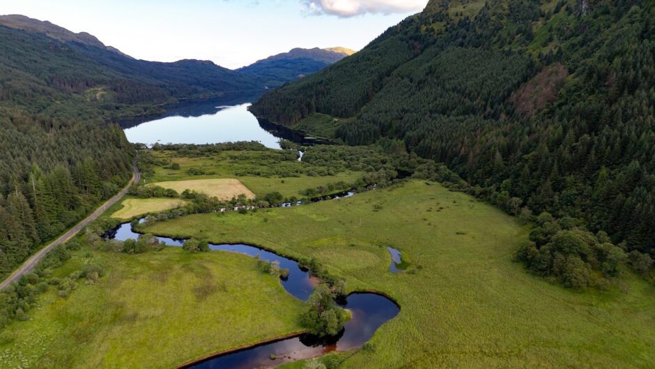 Glenshellish Farm boasts spectacular views