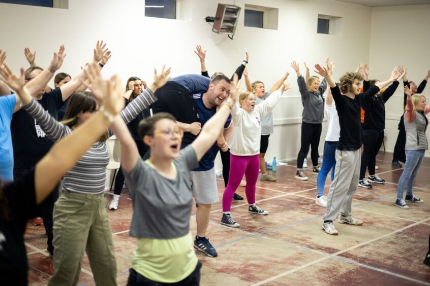 Sound of Music rehearsals with Starlight 