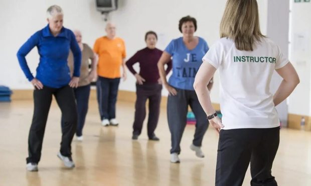 A 'Move More' class run by Sport Aberdeen, Macmillan Cancer Support and Maggie's Centre Aberdeen for people diagnosed with cancer. A 'Move More' class run by Sport Aberdeen, Macmillan Cancer Support and Maggie's Centre Aberdeen for people diagnosed with cancer. Image: Sport Aberdeen