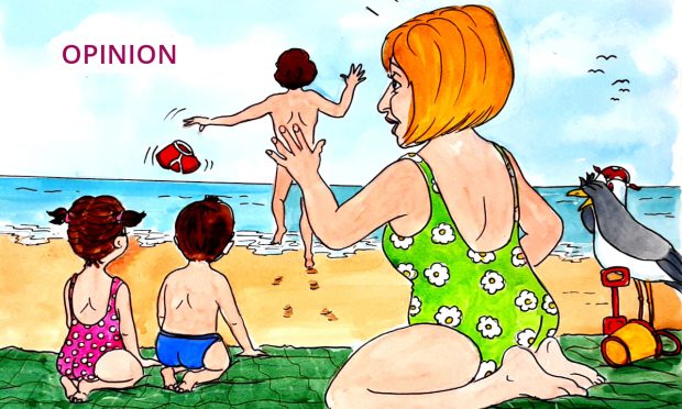 Moreen Simpson got the shock of her life when she ended up on a nudist beach in France. Image: Helen Hepburn.