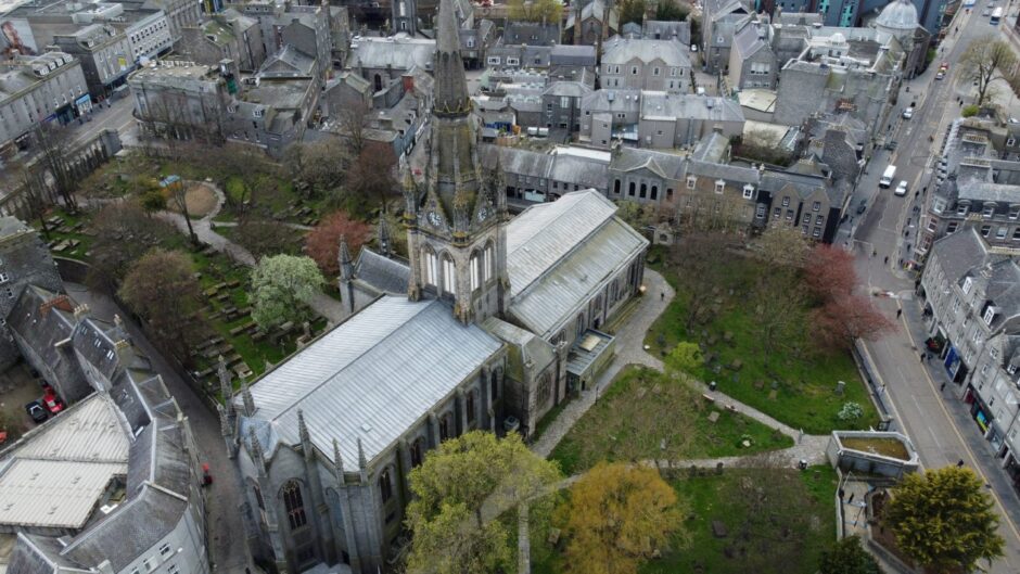 The plans would give the public an insight into the storied past of the Kirk of St Nicholas and Aberdeen. Image: Paul Glendell/ DC Thomson