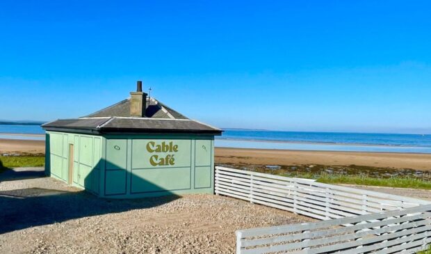 The Cable Cafe now open in Burghead. Image: Elaine Sutherland.