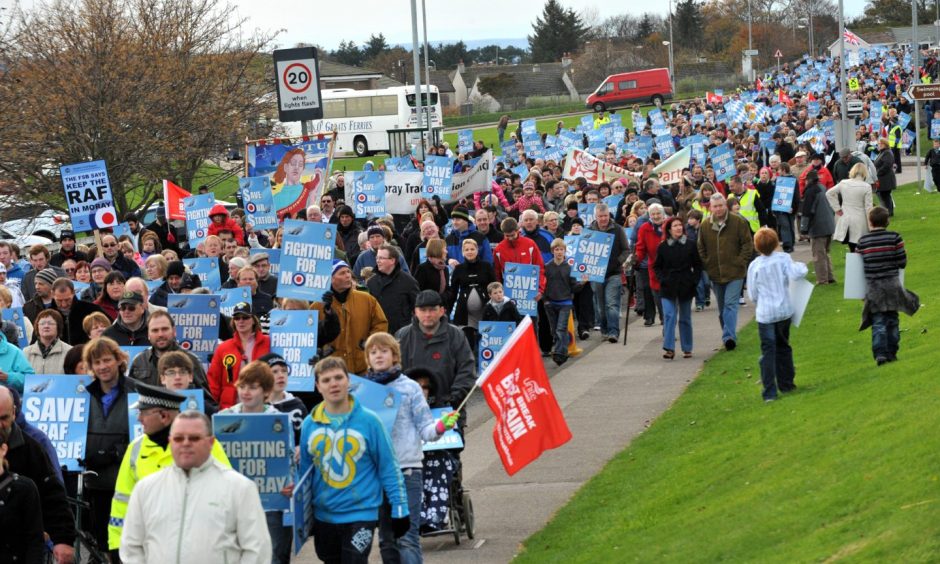 Save RAF Lossiemouth march