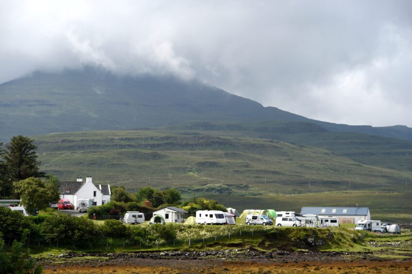 Dunvegan campsite skye