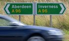 The A96 was supposed to be dualled by 2030. Image: Sandy McCook/DC Thomson.