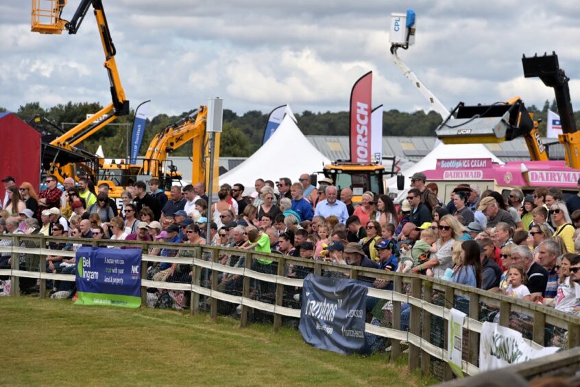 Huge numbers of people had a rain-free day at the Black Isle Show.