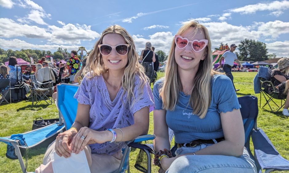 Fans at Cooper Park for the Elgin music festival.