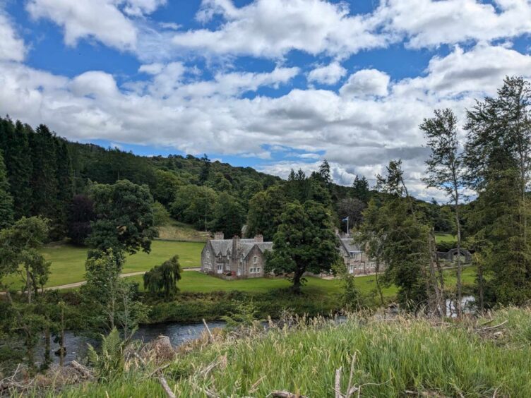 A view across to the Place of Tillyfoure. Image: Gayle Ritchie.