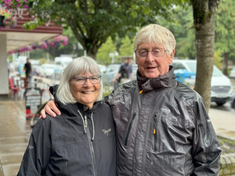 Peter and Janice Hellens in Aviemore