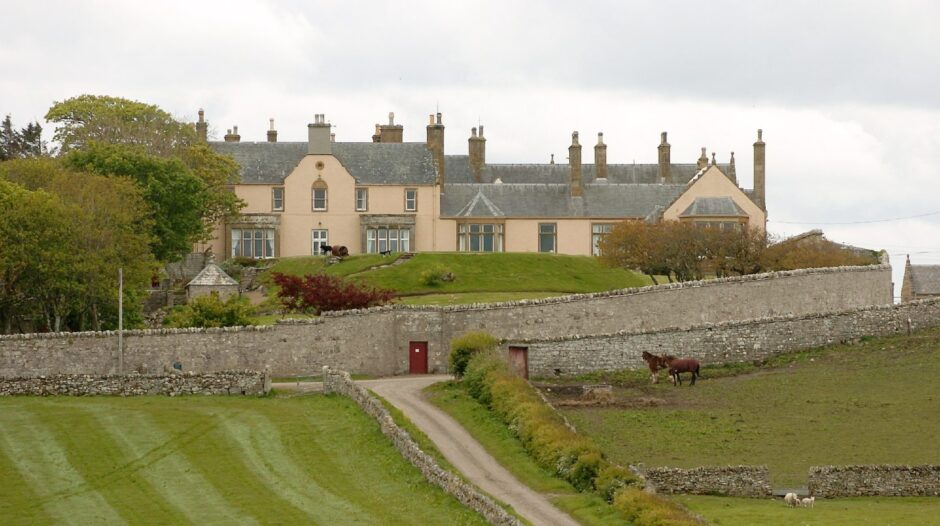 Exterior of Sandside House in Reay.