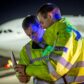 RAF reserves in yellow jackets