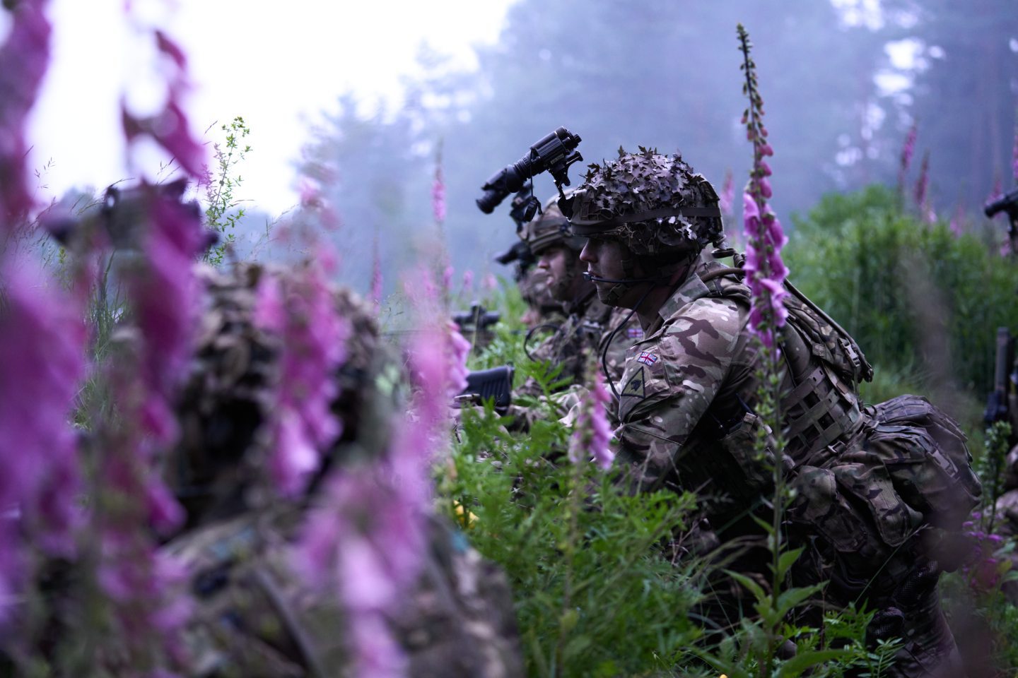 7 SCOTS in training in Germany. 