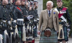 King Charles regularly spends summer at Balmoral in Aberdeenshire. Image: Jane Barlow/PA