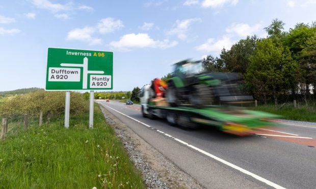 CR0043113. Kieran Beattie. A96 story. Tesco Junction just west of Huntly (Road out to Dufftown).  Friday May 25, 2023. Image: by Scott Baxter/DC Thomson 25/05/23