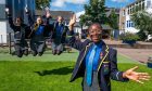 Celebrating St Margaret's School for Girls pupils (from left) Angelica Kumari, Celine Muir, Erin Strathie, and Joy Olanrewaju. Image: St Margaret's School for Girls