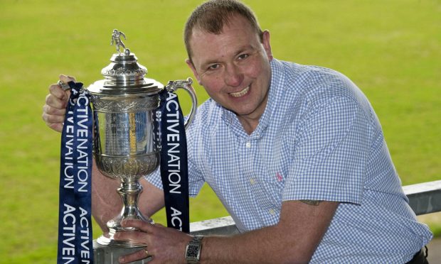 Robbie Williamson at a preview event ahead of Ross County's Scottish Cup final in 2010. Image: SNS.