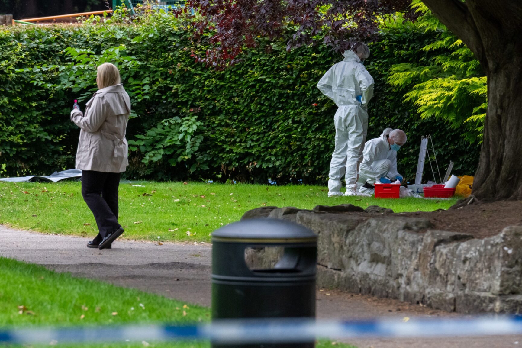 Elgin's Cooper Park sealed off as forensic teams comb the area