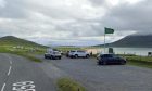 Overlooking The Isle of Harris Golf Club.