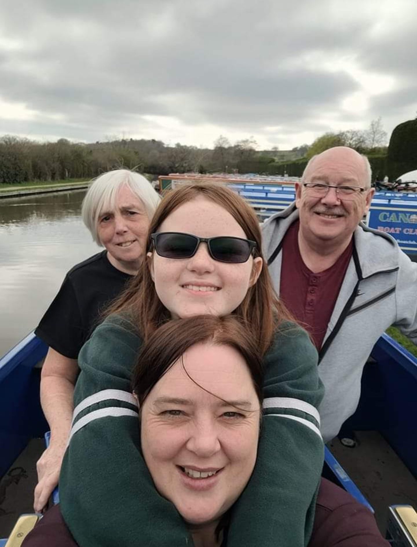 Bill and Jackie Murray with daughter Emma Murray and granddaughter Megan