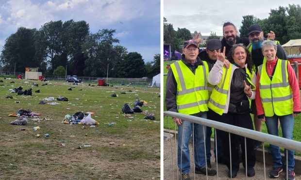 Positive Action Group volunteers at MacMoray