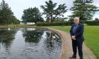 Elgin South councillor Peter Bloomfield hopes new CCTV cameras have captured footage of vandals who damaged coping stones around Cooper Park pond.