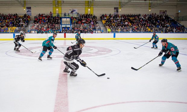 Aberdeen Lynx in action against Belfast Giants in 2021. Image: Wullie Marr/DC Thomson