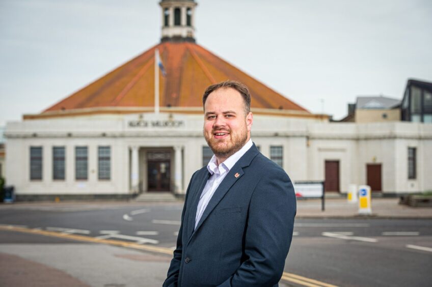 Finance convener Alex McLellan is keen to hear what the hotel sector and public think of the possibility of an Aberdeen visitor levy. Image: Wullie Marr/DC Thomson