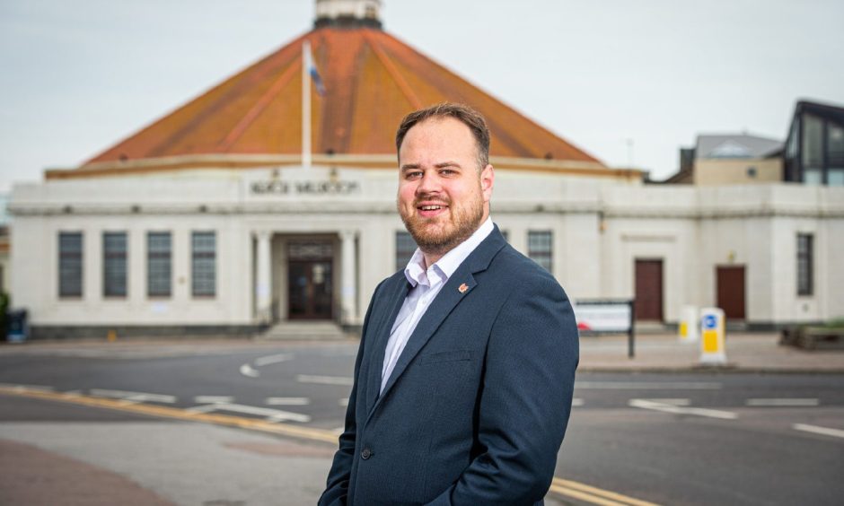 Finance convener Alex McLellan is keen to hear what the hotel sector and public think of the possibility of an Aberdeen visitor levy. Image: Wullie Marr/DC Thomson