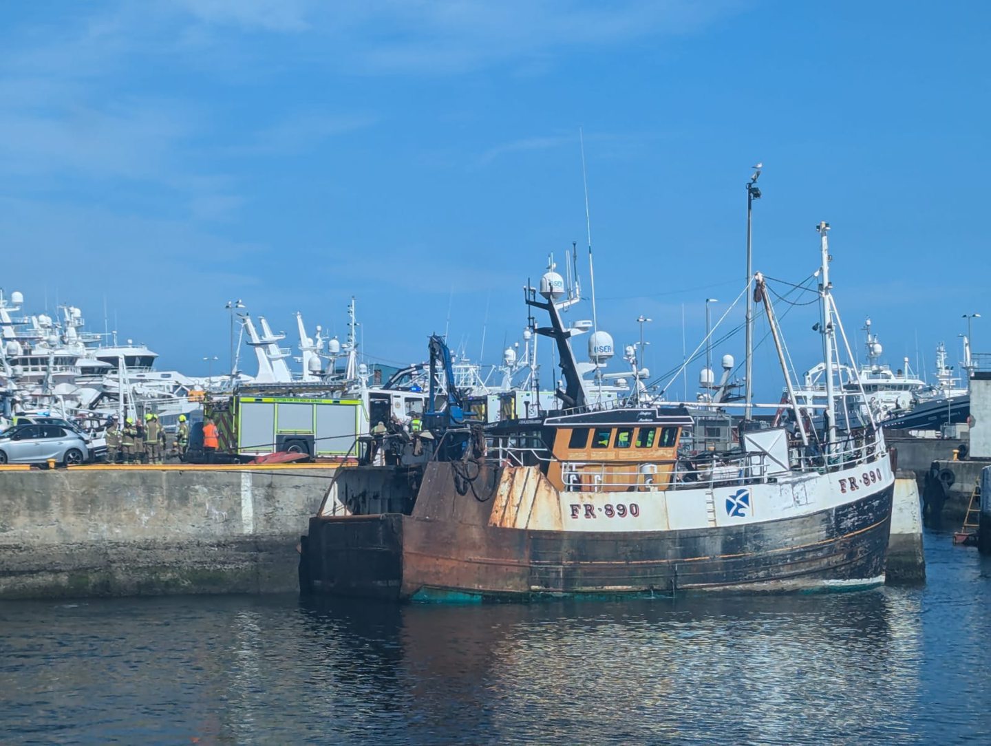 Fraserburgh Harbour.