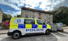 Police van on Cadenhead Place