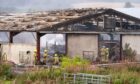 Caplich Quarry fire damage near Alness