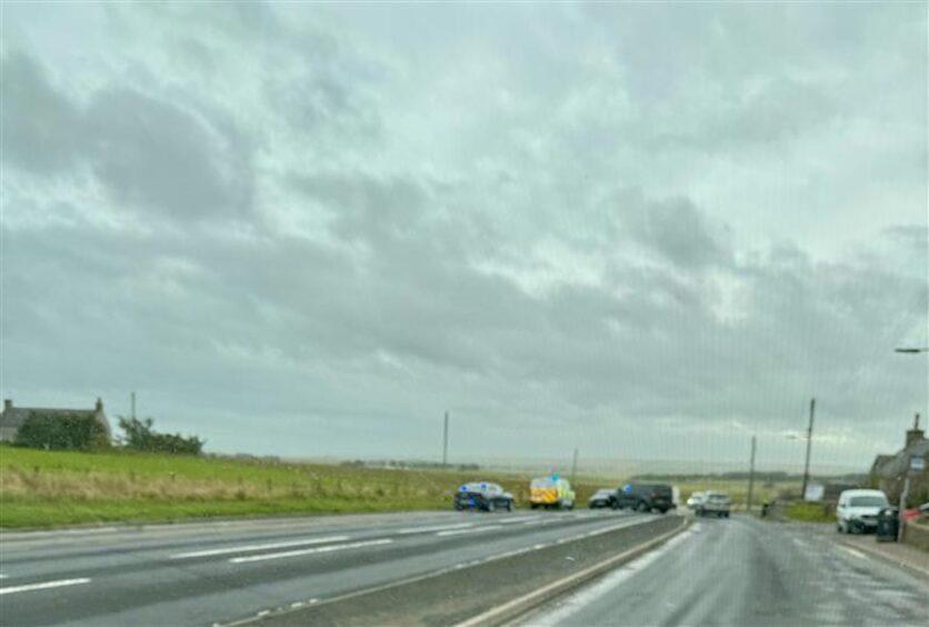 Crash on A90