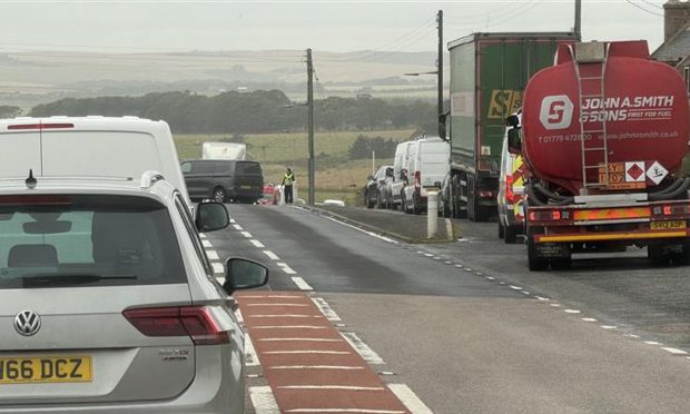 Traffic on A90