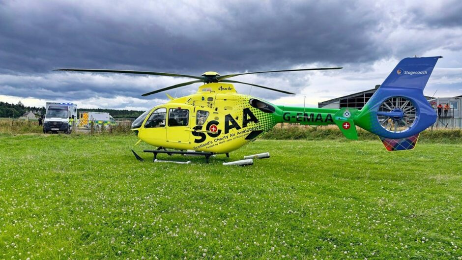 Scotland's Charity Air Ambulance.