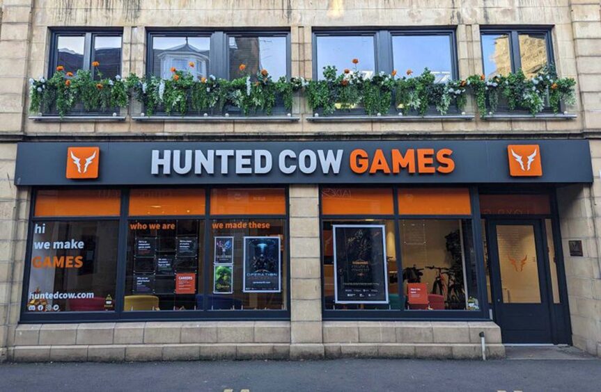 Exterior of Hunted Cow Studios' office on South Street in Elgin.