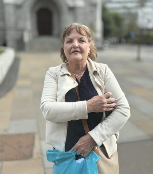 Lynn Winstanley, who founded Torry's Raac Campaign group, as a worried homeowner.