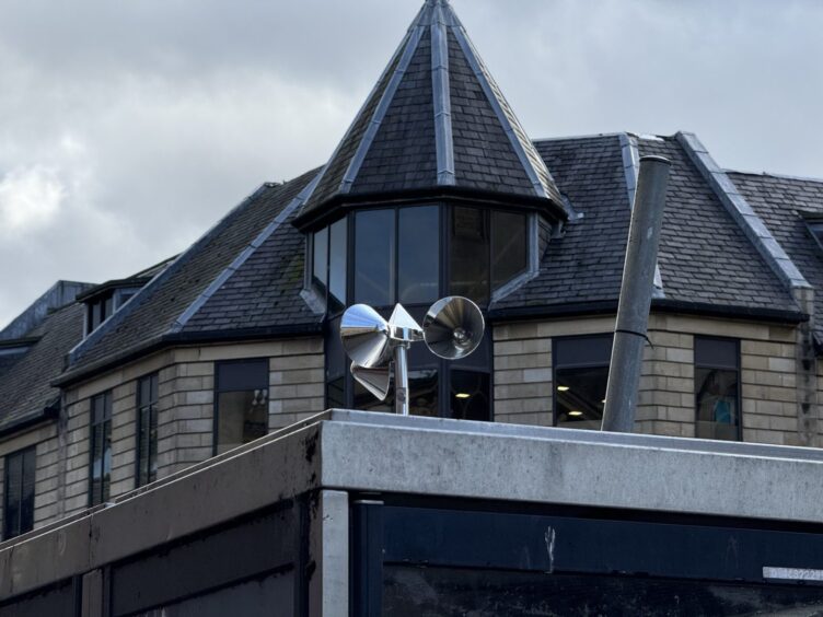 reflect-a-bird in inverness city centre