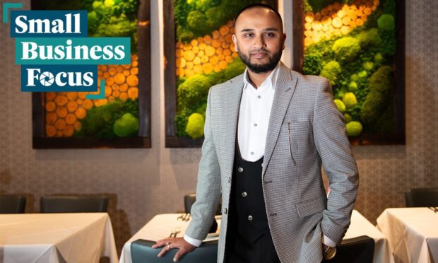 Anis Ahmed owner of Shabaaz Tandoori Restaurant. Image: DC Thomson