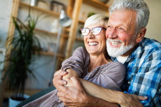 older couple smiling