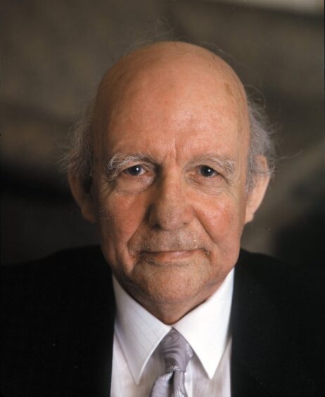 A headshot of poet Iain Crichton Smith.