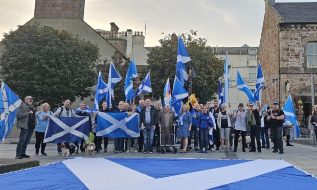 Campaigners gathered in the heart of the city to mark ten years since the referendum.