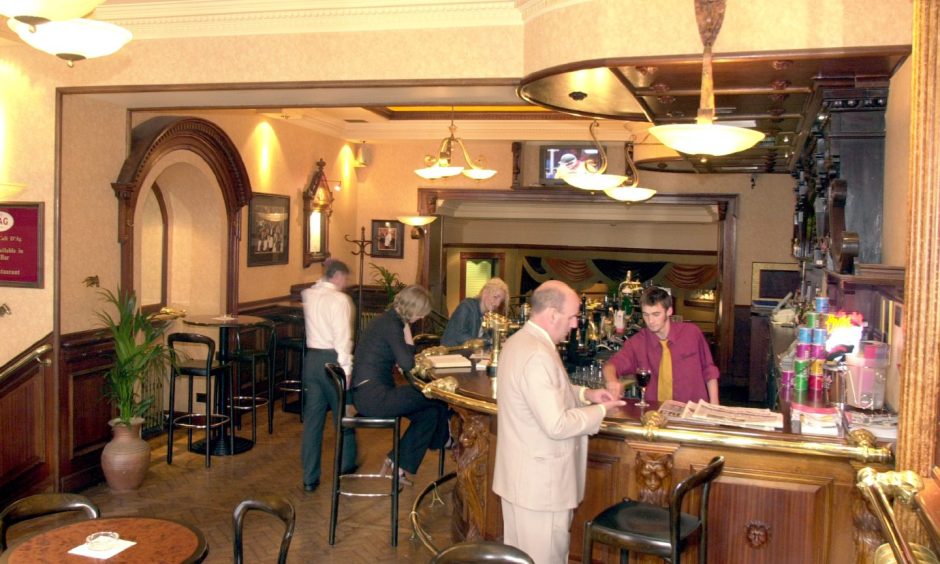 The inside of Cafe D'Ag back in 2000.