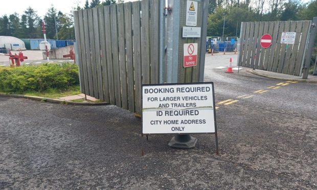 Hazlehead Recycling Centre.