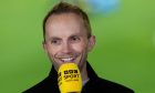 BBC journalist Jonathan Sutherland before a cinch Championship match between Greenock Morton and Dunfermline Athletic at Cappielow Park, on November 03, 2023, in Greenock, Scotland. (Photo by Craig Foy / SNS Group)