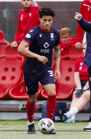 George Robesten in action for Ross County.