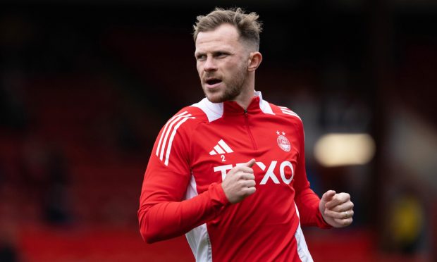 Aberdeen's Nicky Devlin during a Premier Sports Cup quarter-final match against Spartans. Image: SNS