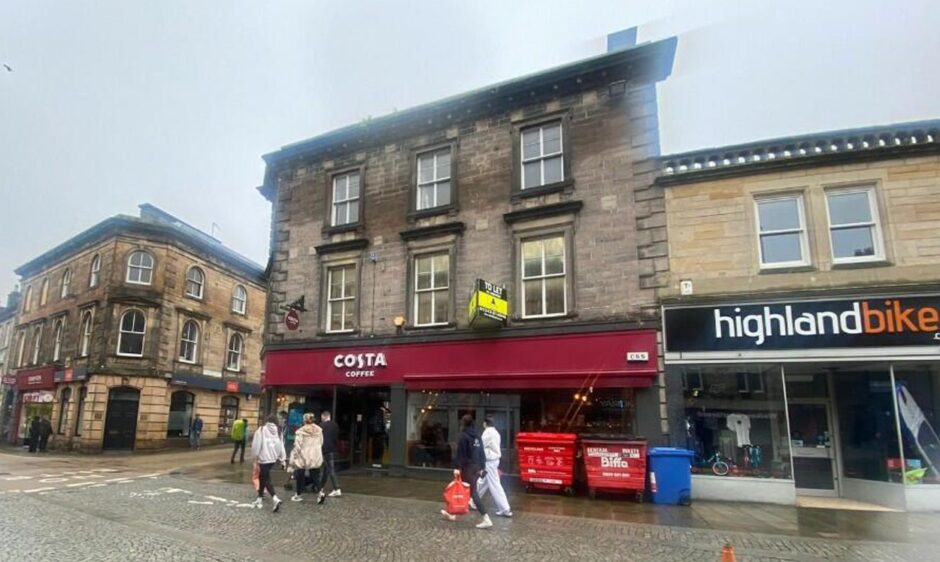 Costa exterior in Elgin. 