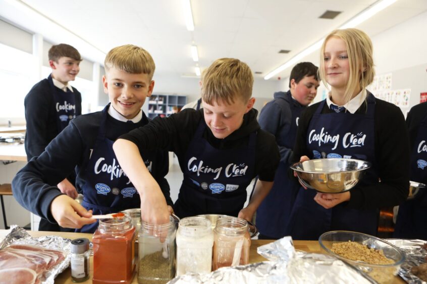 Pupils taking advantage of Quality Meat Scotland's voucher scheme