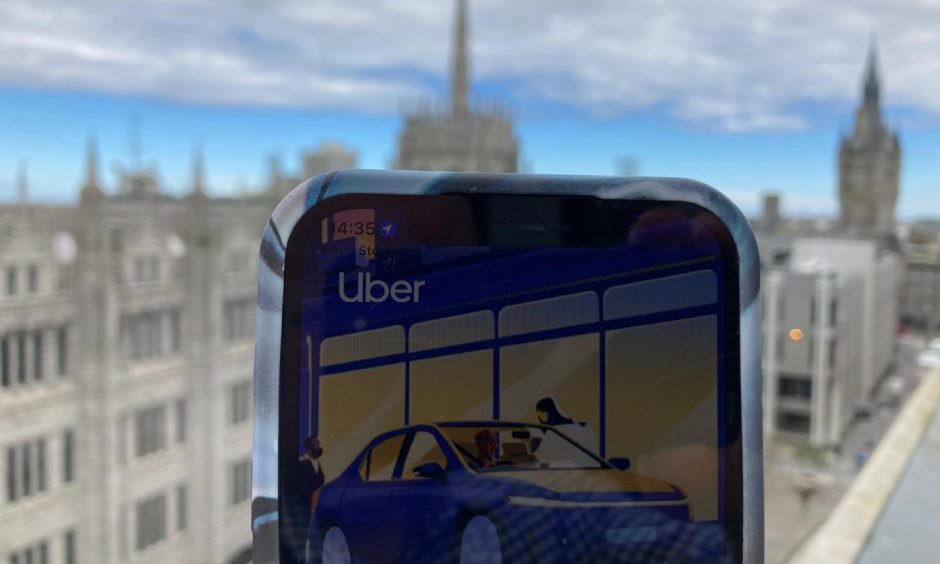 You can't order an Uber yet from Broad Street just yet, despite hopes the service would have launched in Aberdeen last month. Image: Ben Hendry/DC Thomson