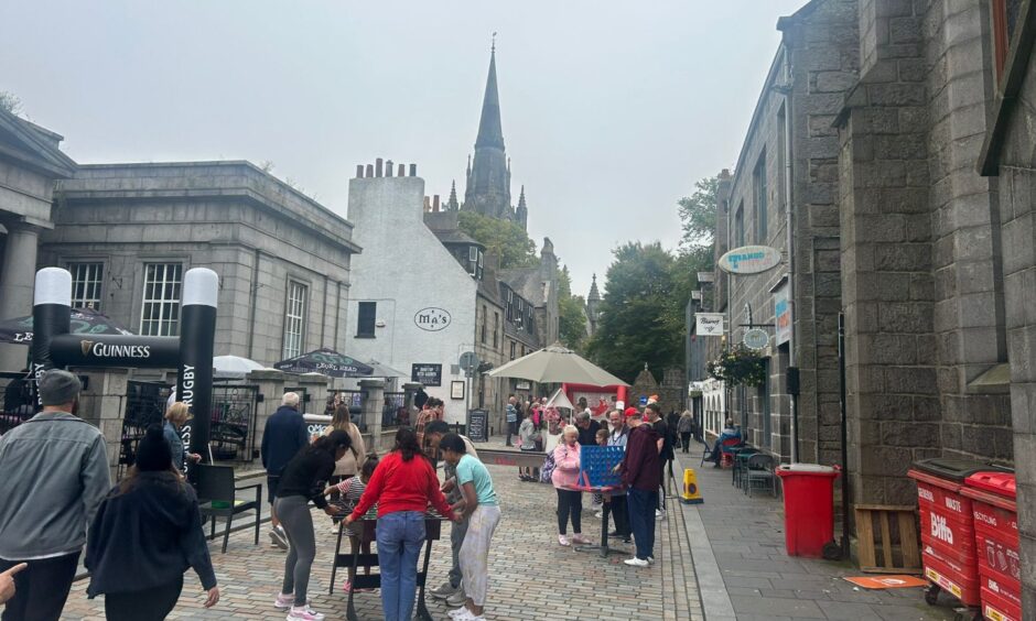 Big Belmont Bash activities on Little Belmont Street